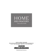 Предварительный просмотр 8 страницы Home Decorators Collection DP18019-P Use And Care Manual