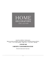 Предварительный просмотр 12 страницы Home Decorators Collection ELDRIDGE 1005566656 Use And Care Manual