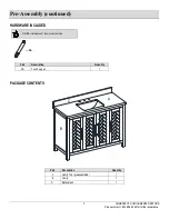 Предварительный просмотр 3 страницы Home Decorators Collection Ellia HDC48HRV Use And Care Manual