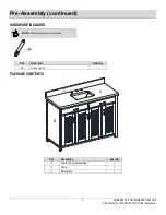 Предварительный просмотр 3 страницы Home Decorators Collection Ellia HDC48MFV Use And Care Manual