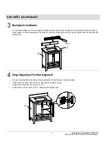 Preview for 5 page of Home Decorators Collection Ellia WSHC30EVDWDG Use And Care Manual