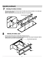 Предварительный просмотр 8 страницы Home Decorators Collection Elmhurst 207000465 Assembly Instructions Manual