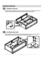 Предварительный просмотр 12 страницы Home Decorators Collection Elmhurst 207000465 Assembly Instructions Manual