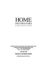 Предварительный просмотр 19 страницы Home Decorators Collection Elmhurst 207000465 Assembly Instructions Manual