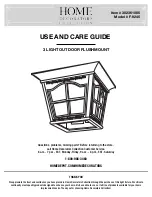 Home Decorators Collection F-9245 Use And Care Manual preview