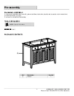 Предварительный просмотр 5 страницы Home Decorators Collection FALLWORTH 19115-V48-WT Assembly Instructions Manual