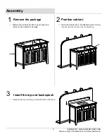 Предварительный просмотр 6 страницы Home Decorators Collection FALLWORTH 19115-V48-WT Assembly Instructions Manual