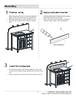 Предварительный просмотр 6 страницы Home Decorators Collection FALLWORTH 19115-VS37-LG Assembly Instructions Manual