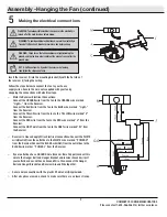 Предварительный просмотр 9 страницы Home Decorators Collection FC132-BVRL Use And Care Manual