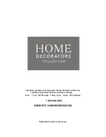 Предварительный просмотр 37 страницы Home Decorators Collection FRA71006R-STC Use And Care Manual