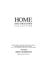 Предварительный просмотр 9 страницы Home Decorators Collection FRS60490 Use And Care Manual