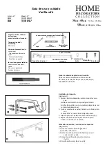 Предварительный просмотр 2 страницы Home Decorators Collection FSI 1151 E WLNT Use And Care Manual