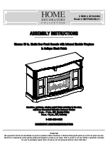 Предварительный просмотр 1 страницы Home Decorators Collection Glenrae 207000498 Assembly Instructions Manual