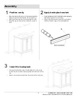 Предварительный просмотр 6 страницы Home Decorators Collection GRAYSON 20305-VS31C-ST Assembly Instructions Manual