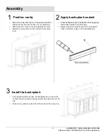 Предварительный просмотр 6 страницы Home Decorators Collection GRAYSON 20305-VS61C-ST Assembly Instructions Manual