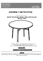 Home Decorators Collection Halford BT0283D Assembly Instruction Manual предпросмотр