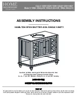 Home Decorators Collection HAMILTON 19084-VS43-AW Assembly Instructions Manual предпросмотр