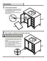 Предварительный просмотр 11 страницы Home Decorators Collection HAZELTON HZAGV3722 Use And Care Manual