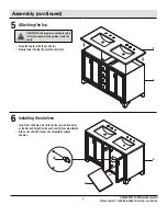 Preview for 5 page of Home Decorators Collection HAZELTON Use And Care Manual