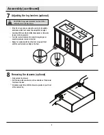 Preview for 6 page of Home Decorators Collection HAZELTON Use And Care Manual