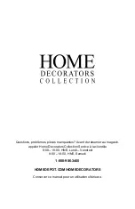 Предварительный просмотр 24 страницы Home Decorators Collection HB1078-35 Use And Care Manual