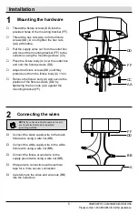 Предварительный просмотр 5 страницы Home Decorators Collection HB1080-35 Use And Care Manual