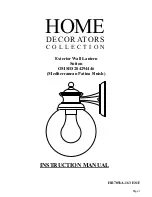 Home Decorators Collection HB7056A-163 E Instruction Manual preview