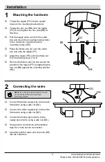 Предварительный просмотр 5 страницы Home Decorators Collection HB7086-260 Use And Care Manual