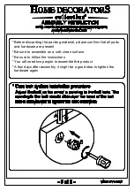 Preview for 3 page of Home Decorators Collection HDC-NP-004 Assembly Instuctions