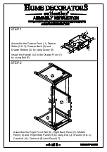 Preview for 4 page of Home Decorators Collection HDC-NP-004 Assembly Instuctions