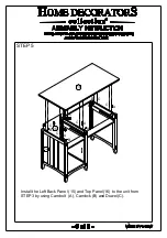 Preview for 6 page of Home Decorators Collection HDC-NP-004 Assembly Instuctions