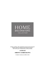 Предварительный просмотр 20 страницы Home Decorators Collection HDC36HRV Assembly Instructions Manual