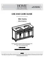 Предварительный просмотр 1 страницы Home Decorators Collection HDC60DGV Use And Care Manual