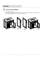 Предварительный просмотр 8 страницы Home Decorators Collection HDPNT36V Assembly Instructions Manual