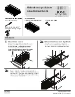 Preview for 2 page of Home Decorators Collection HDR-MUB-11-CH Use And Care Manual