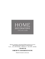 Предварительный просмотр 8 страницы Home Decorators Collection JACKSON 21011-VS49GQ-ST Assembly Instructions Manual