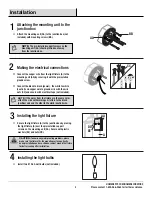 Предварительный просмотр 5 страницы Home Decorators Collection JL0905-L Use And Care Manual