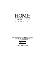 Предварительный просмотр 9 страницы Home Decorators Collection KELMAN Use And Care Manual