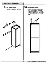 Предварительный просмотр 11 страницы Home Decorators Collection Kordite WC Assembly Instructions Manual