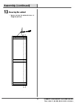 Предварительный просмотр 13 страницы Home Decorators Collection Kordite WC Assembly Instructions Manual