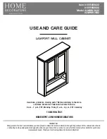 Home Decorators Collection LAMPORT Use And Care Manual предпросмотр