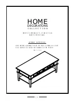 Предварительный просмотр 1 страницы Home Decorators Collection M61267T1-IV Assembly Instructions Manual