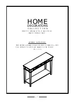 Home Decorators Collection M61267X9-BL Assembly Instructions Manual предпросмотр