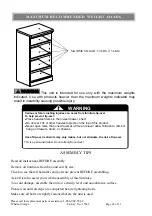 Предварительный просмотр 2 страницы Home Decorators Collection Manhattan WSHCSSU Assembly Instructions Manual