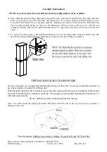 Предварительный просмотр 10 страницы Home Decorators Collection Manhattan WSHCSSU Assembly Instructions Manual