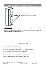 Предварительный просмотр 2 страницы Home Decorators Collection MARTHA STEWART WSMSL-SKN Assembly Instructions Manual