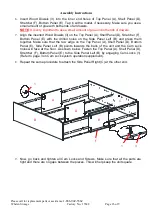 Предварительный просмотр 6 страницы Home Decorators Collection MARTHA STEWART WSMSL-SKN Assembly Instructions Manual