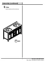 Предварительный просмотр 8 страницы Home Decorators Collection Mayfield 60 Assembly Instructions Manual