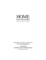 Preview for 17 page of Home Decorators Collection McFARLAND 51472 Use And Care Manual