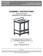 Home Decorators Collection MERRYFIELD 19112-VS31-DG Assembly Instructions Manual предпросмотр